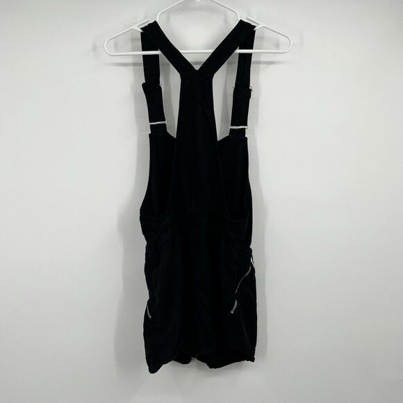 Wilfred Free Aritzia Beatrice Romper Shorts Jumpsuit Adjustable Straps Black XS - Picture 5 of 10